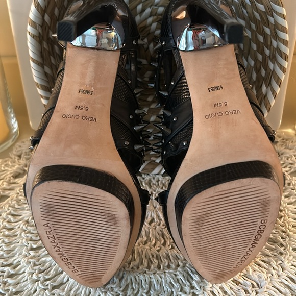 Rockstar vibe  BCBGMaxAzria spiked heels. EUC size 5.5 - Picture 7 of 7